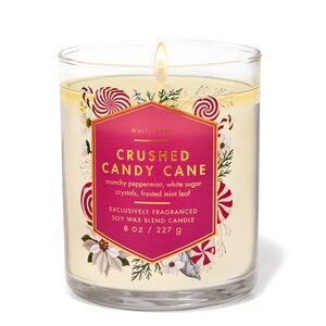 NEW Bath & Body Works "Crushed Candy Cane" Candle